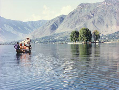 Shikara in Dal Lake, Srinagar, Kashmir