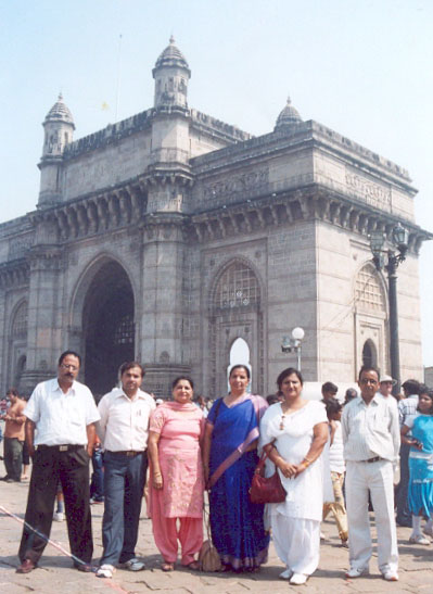 A group of school teachers on tour